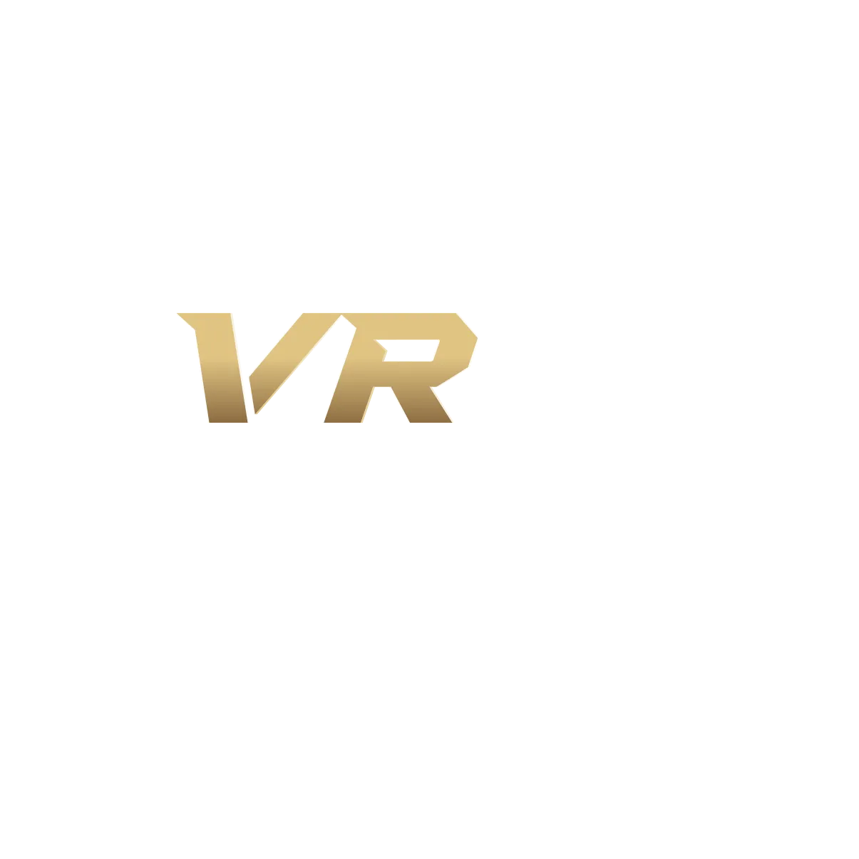 A floating vr boxing logo in a space suit