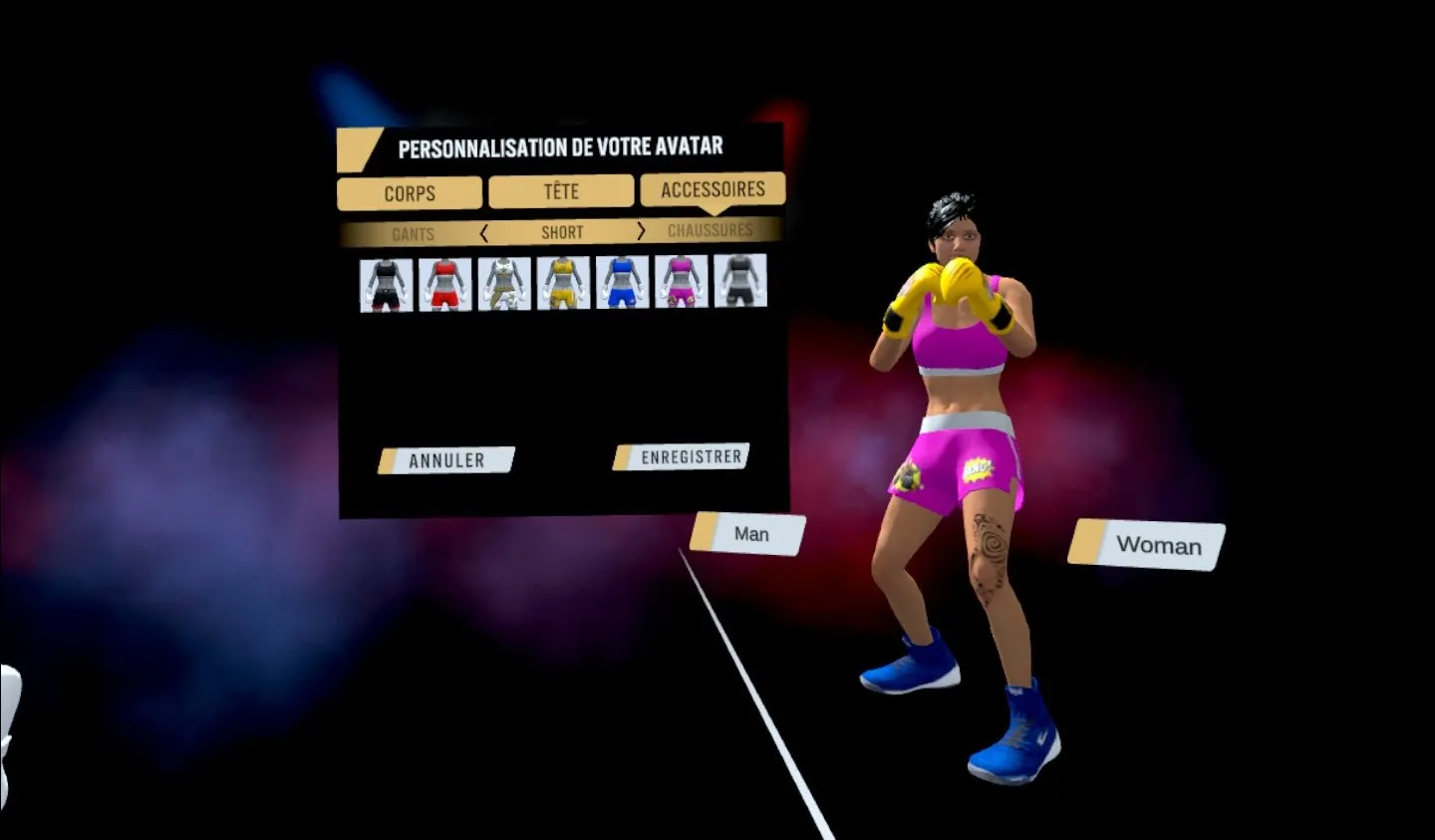 A screenshot of VR Boxing